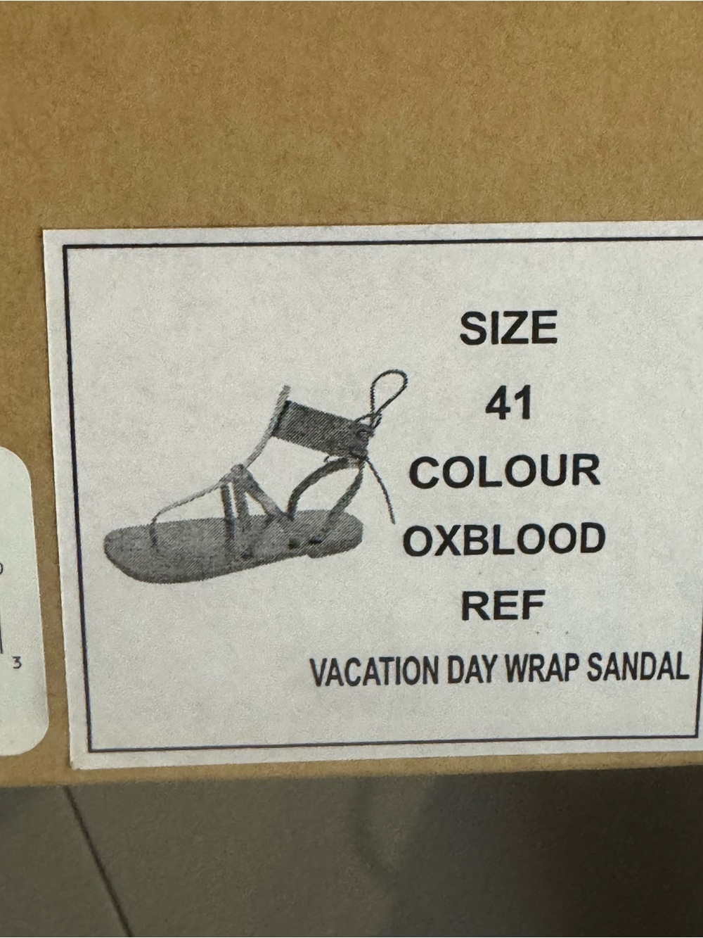 Free People Vacation Day Wrap Sandal in Oxblood - Picture 5 of 5